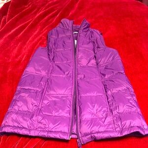 J.Jill Sugarbeet Fuchsia Winter Puffer vest